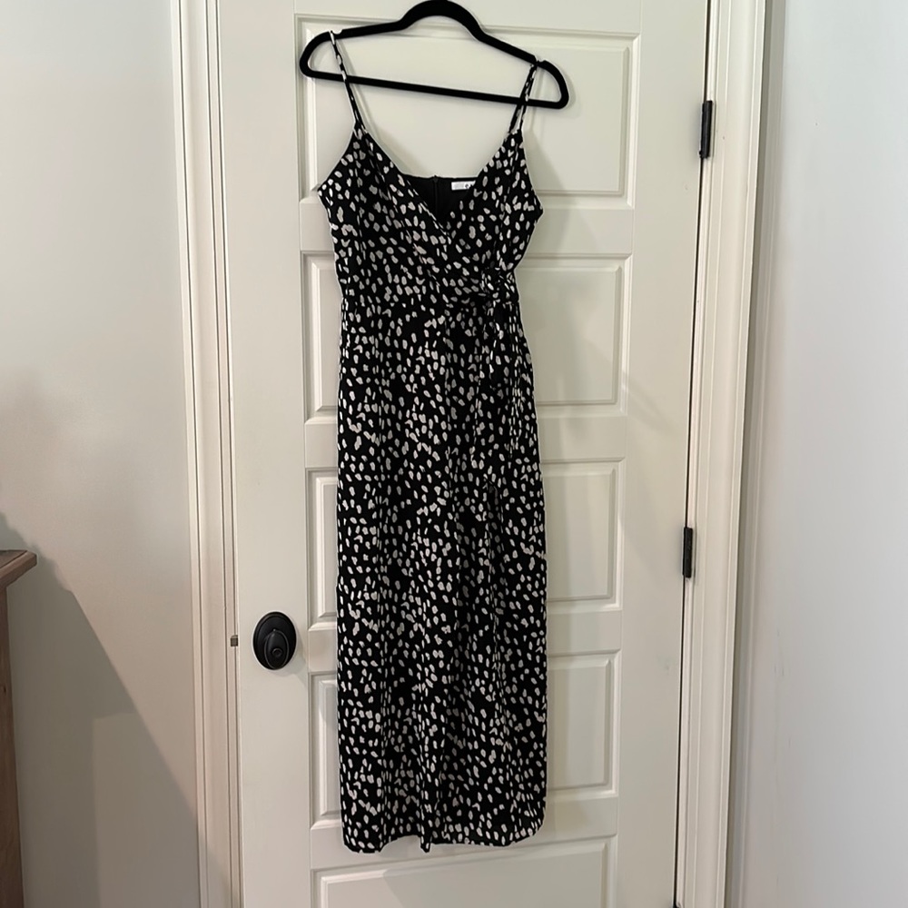 esuite Black and White Jumpsuit (medium)